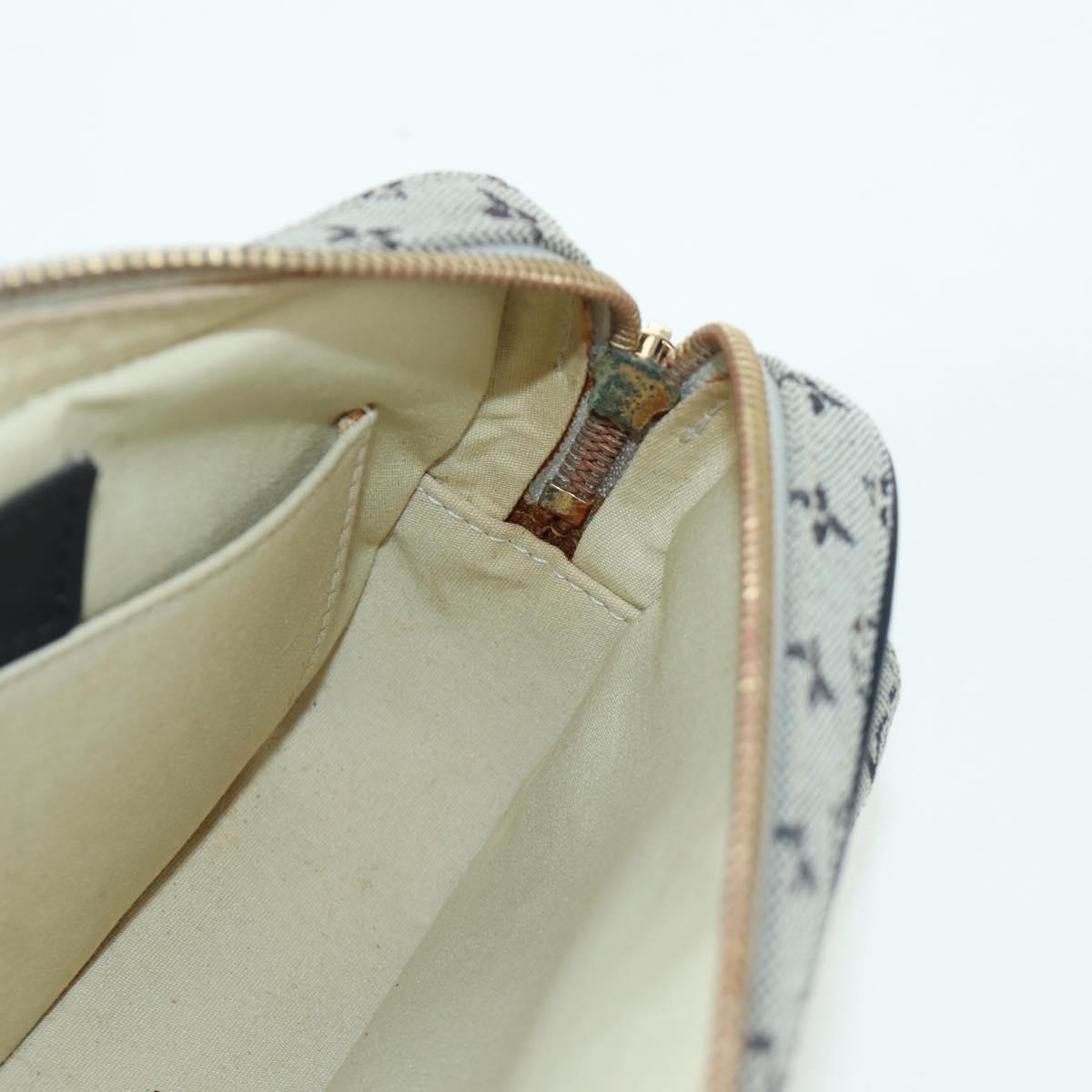 LOUIS VUITTON Monogram Mini Juliet MM Shoulder Bag Blue M92004 LV Auth 133219V