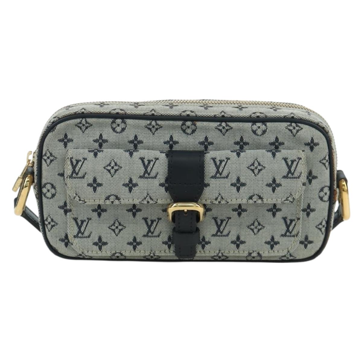 LOUIS VUITTON Monogram Mini Juliet MM Shoulder Bag Blue M92004 LV Auth 133219V