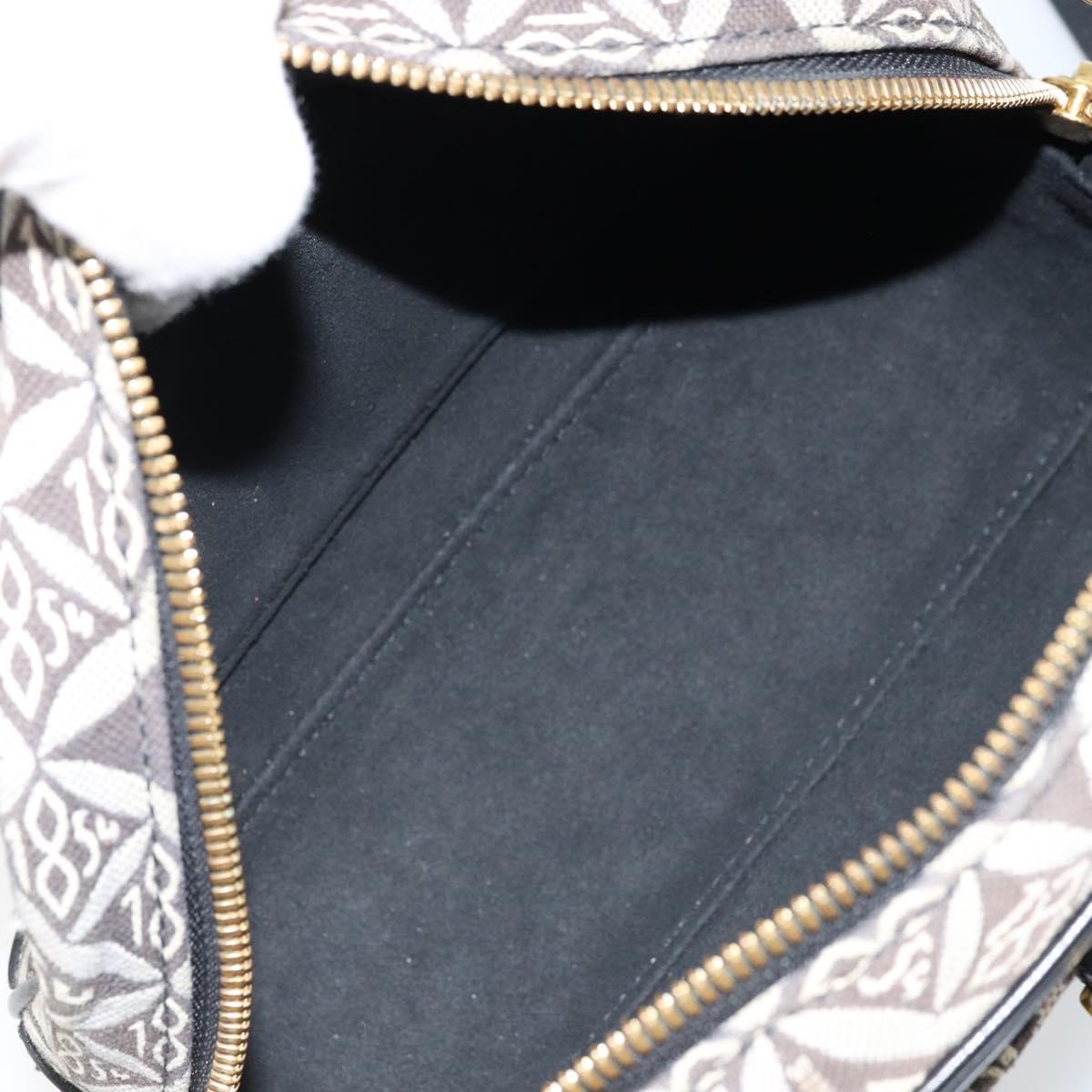 LOUIS VUITTON Monogram Jaguar Deauville MINI Bag Black M57205 LV Auth 133237M