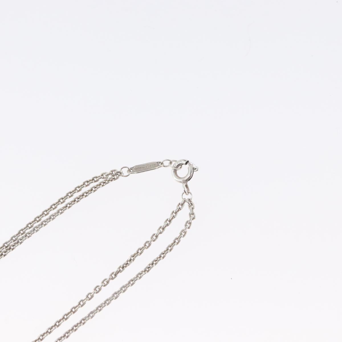 TIFFANY&Co. Hardware Double Link Necklace Ag925 Silver Auth 133241SAM