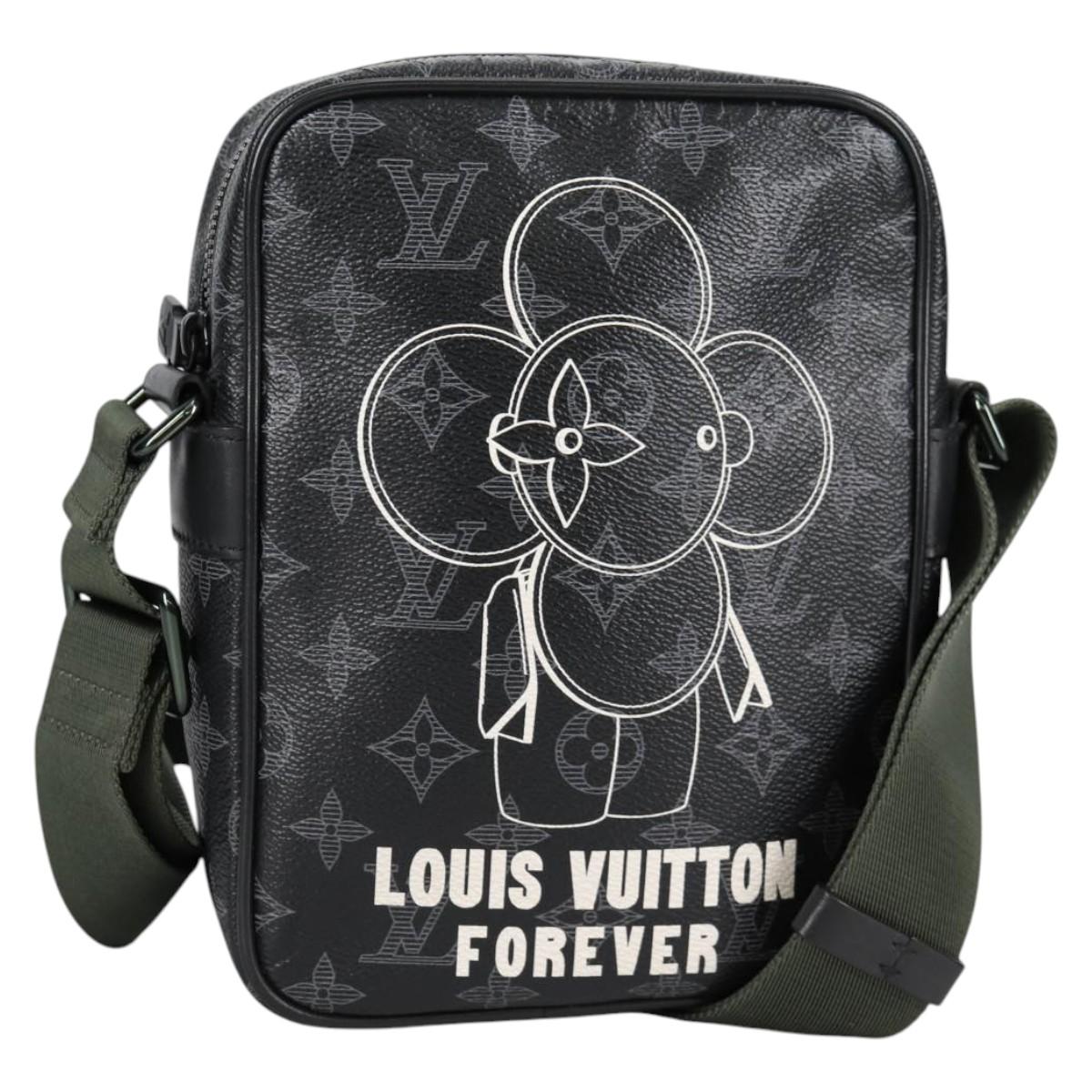 LOUIS VUITTON Monogram Eclipse DanubePM Shoulder Bag M43677 LV Auth 133254M