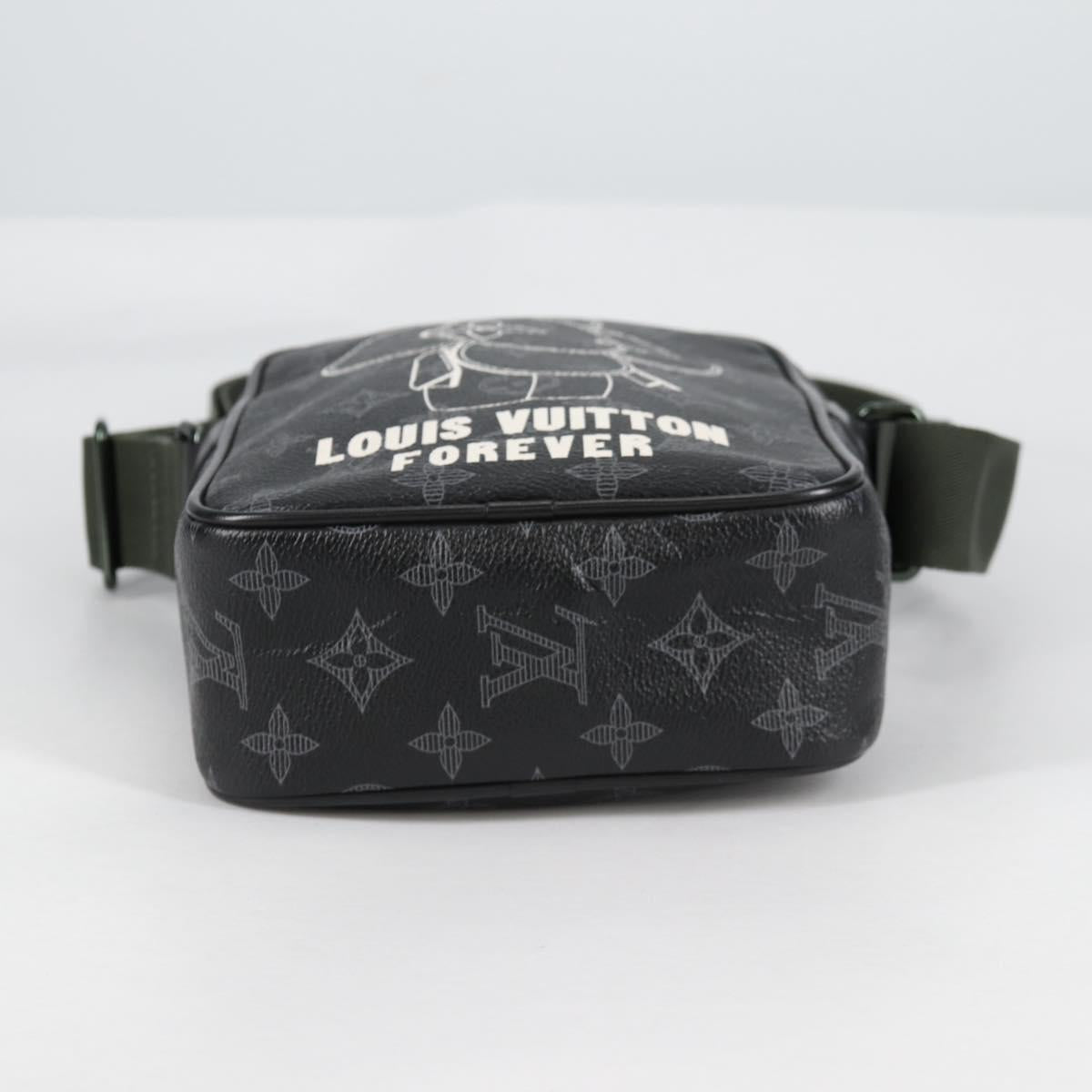 LOUIS VUITTON Monogram Eclipse DanubePM Shoulder Bag M43677 LV Auth 133254SAM