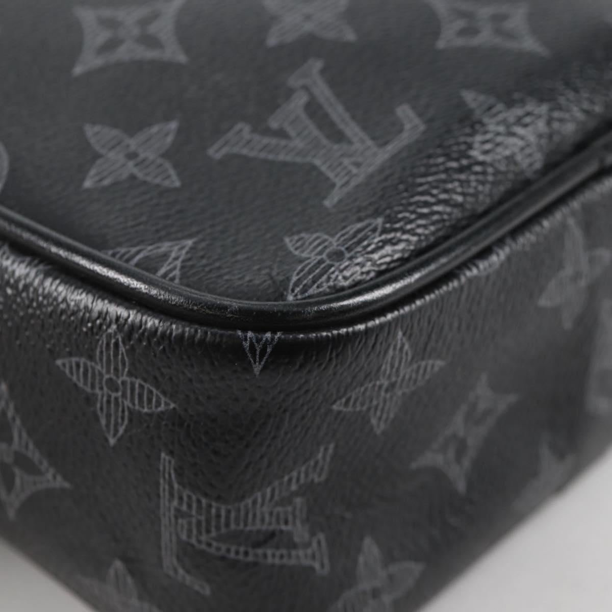 LOUIS VUITTON Monogram Eclipse DanubePM Shoulder Bag M43677 LV Auth 133254M