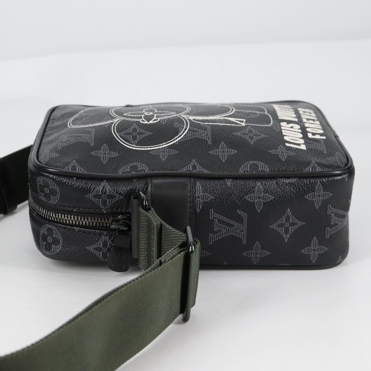 LOUIS VUITTON Monogram Eclipse DanubePM Shoulder Bag M43677 LV Auth 133254SAM