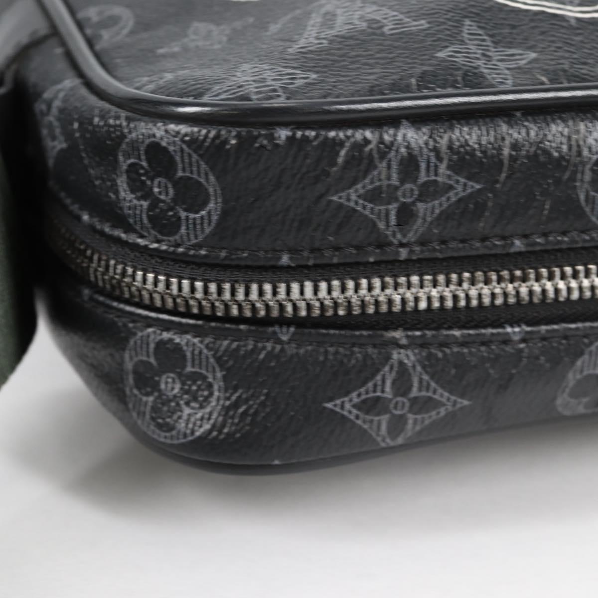 LOUIS VUITTON Monogram Eclipse DanubePM Shoulder Bag M43677 LV Auth 133254SAM