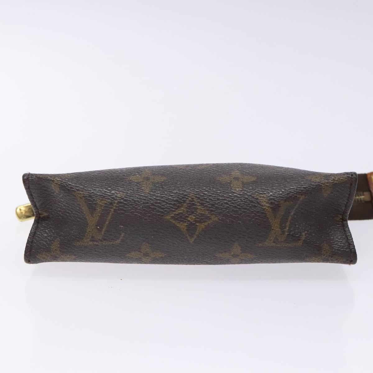 LOUIS VUITTON Monogram Poche Toilette 15 Pouch M47546 LV Auth 133292