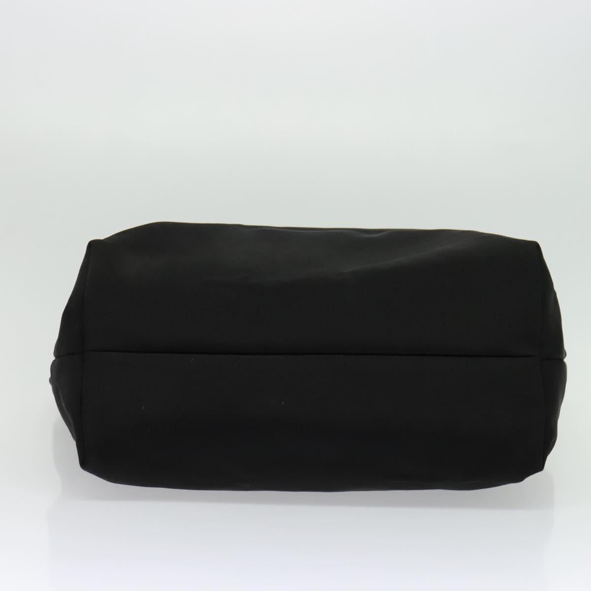 GUCCI Tote Bag Canvas Black Silver 002 2123 0456 Auth 133320