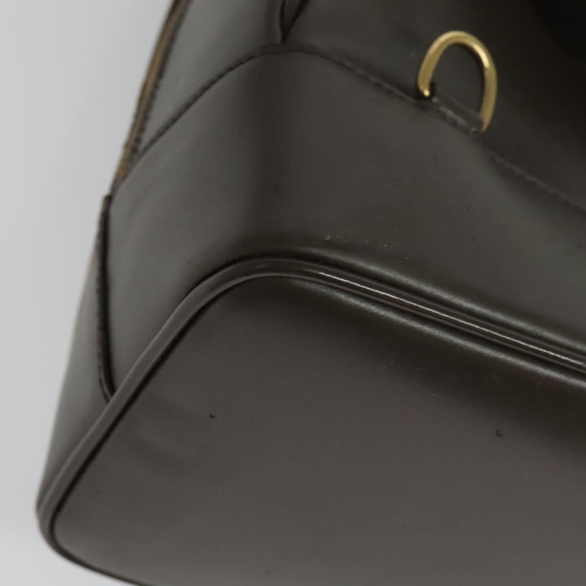 GUCCI Bamboo Body Bag Leather Brown Gold 003 3444 0027 Auth 133328