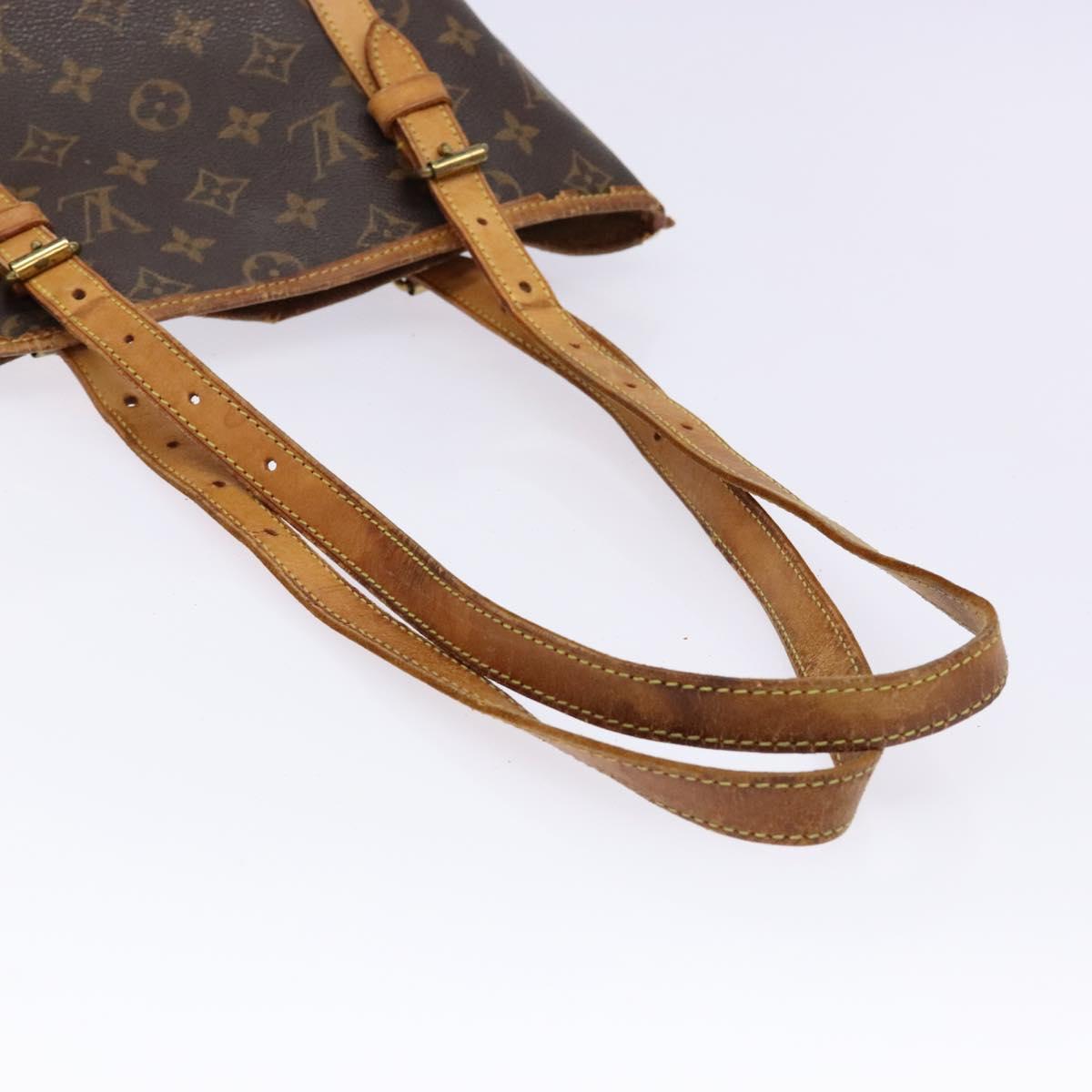 LOUIS VUITTON Monogram Bucket GM Shoulder Bag M42236 LV Auth 133357