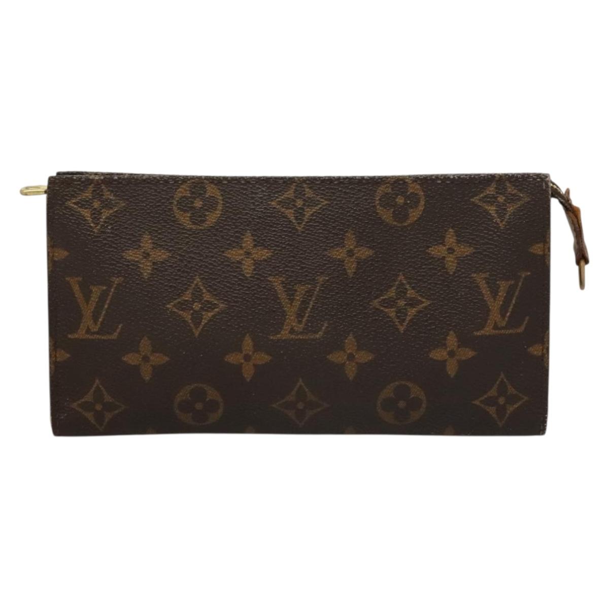 LOUIS VUITTON Monogram Bucket GM Accessory Pouch LV Auth 133358