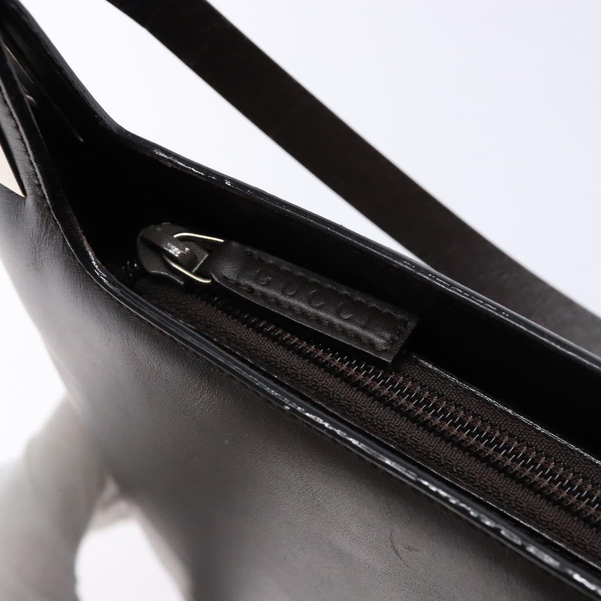 GUCCI Shoulder Bag Leather Brown 001 3099 Auth 133377