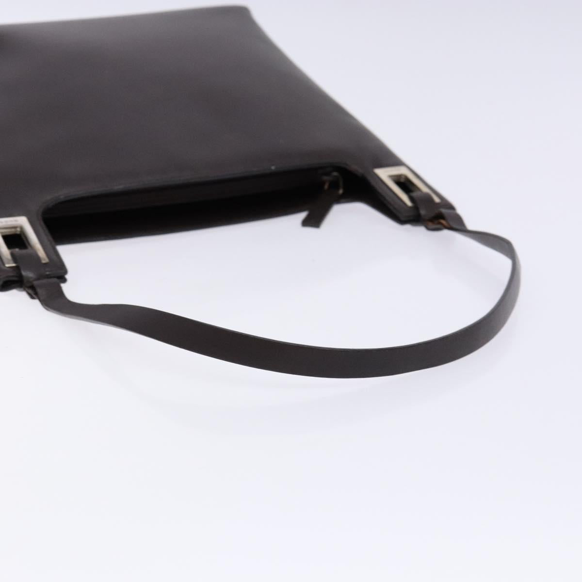 GUCCI Shoulder Bag Leather Brown 001 3099 Auth 133377