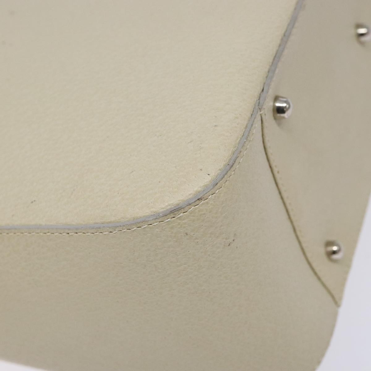 GUCCI Hand Bag Leather Beige 000 2058 0307 5 Auth 133378