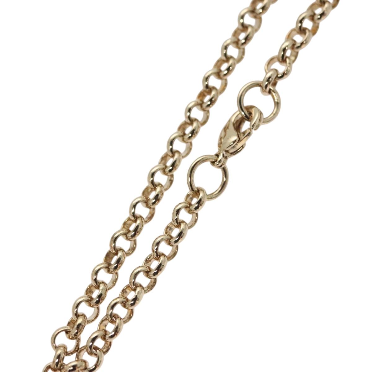 FENDI Bracelet metal Gold Auth 133445