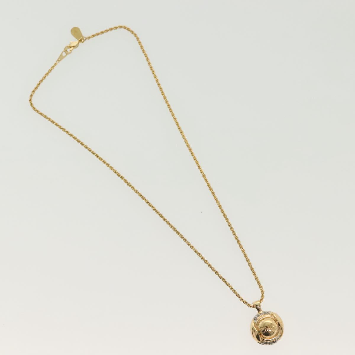 GIVENCHY Chloe Necklace metal 2Set Gold Auth 133455