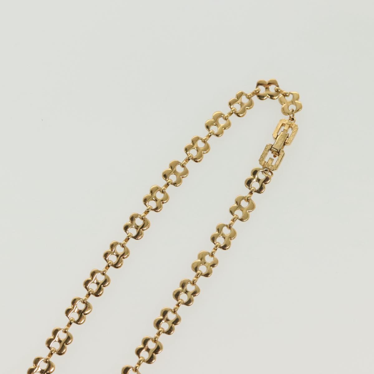 GIVENCHY Chloe Necklace metal 2Set Gold Auth 133455