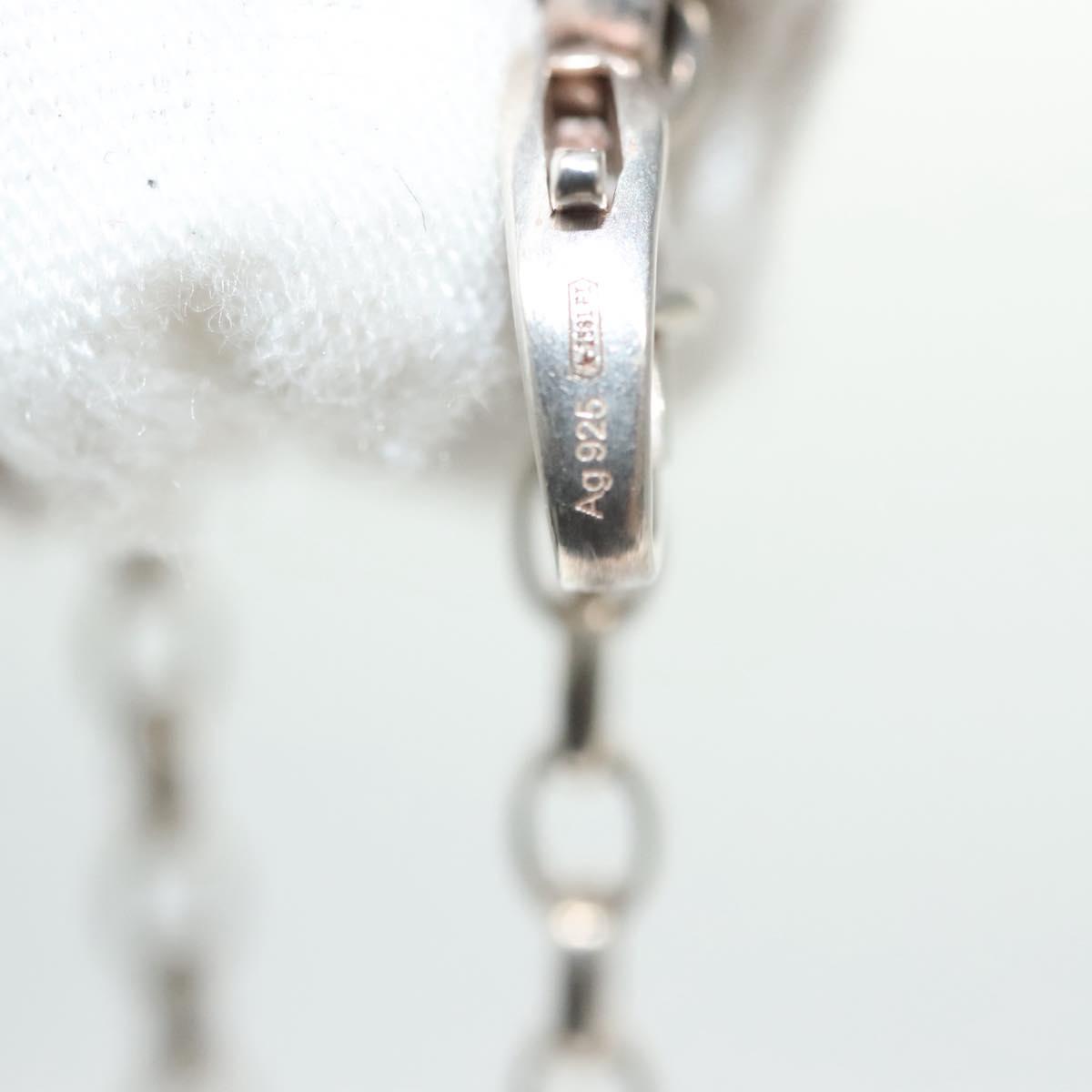 GUCCI Necklace Ag925 Silver Auth 133492