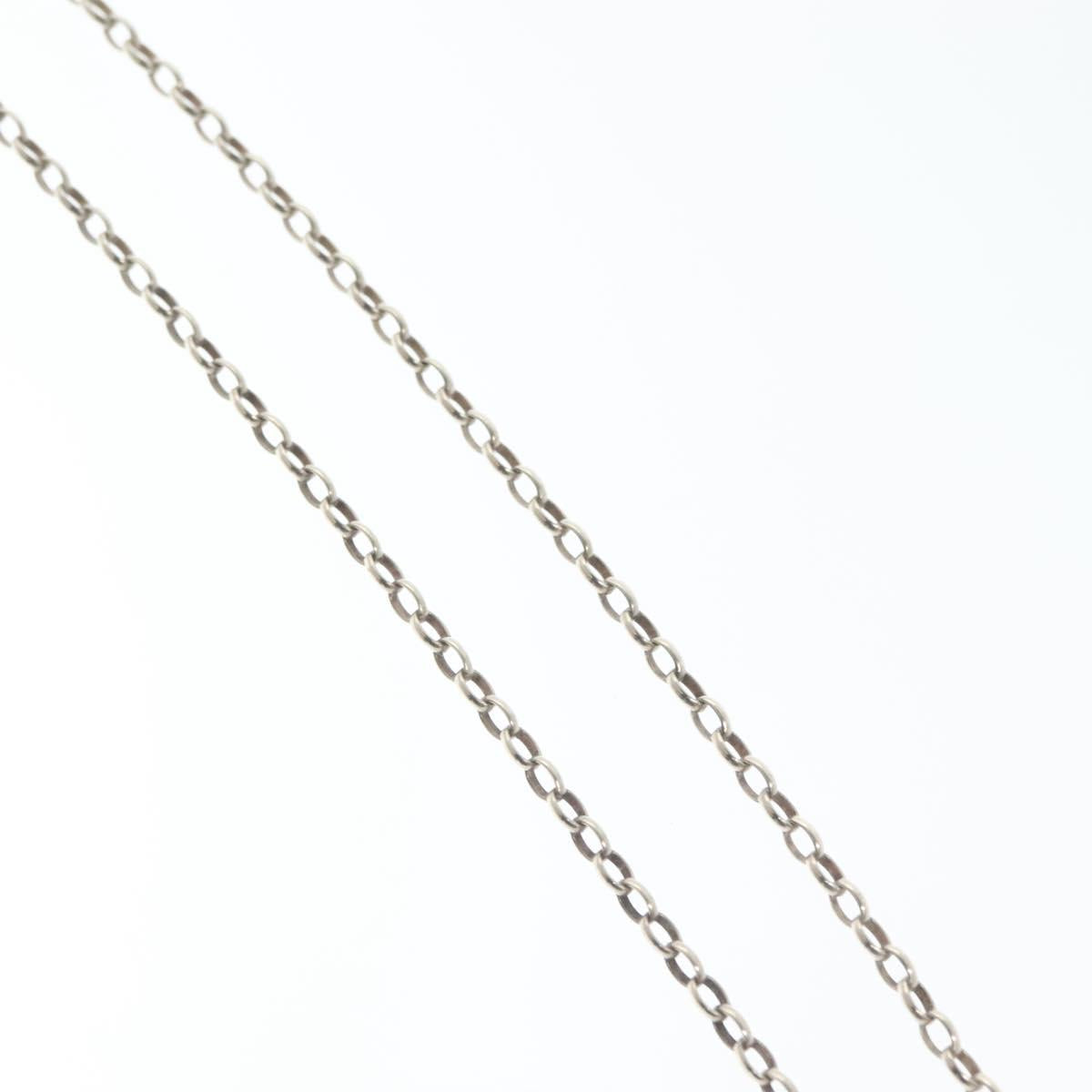 GUCCI Necklace Ag925 Silver Auth 133492