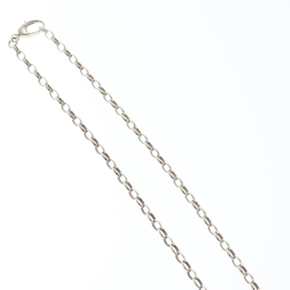 GUCCI Necklace Ag925 Silver Auth 133492