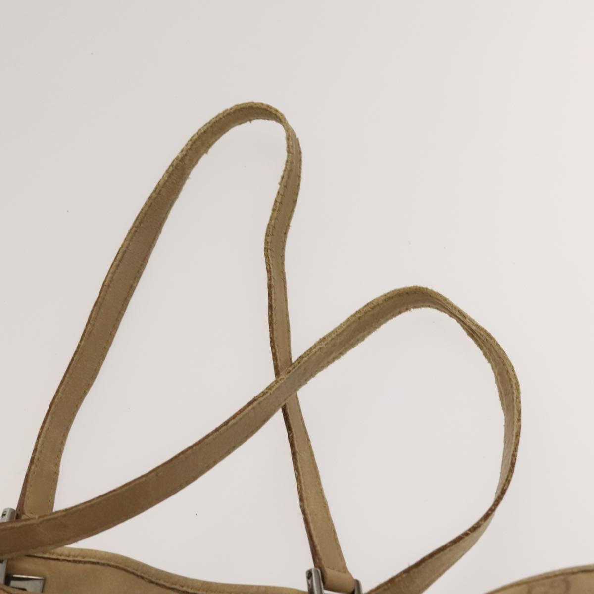 GUCCI GG Canvas Tote Bag 2Set Beige Gold pink Auth 133515