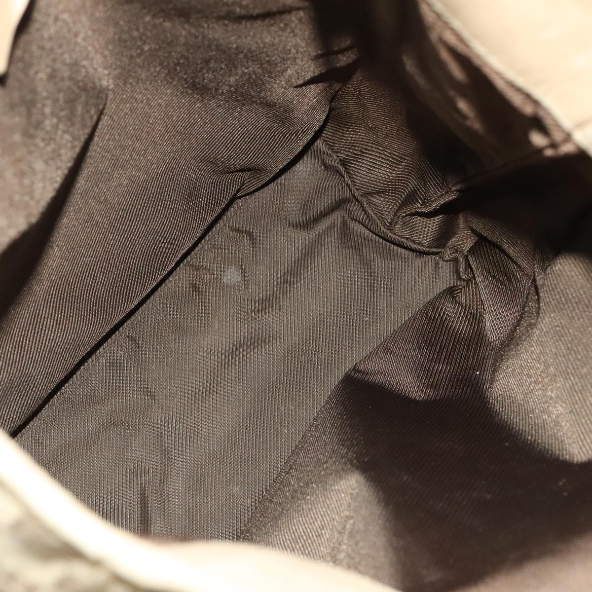 GUCCI GG Canvas Tote Bag 2Set Beige Gold pink Auth 133515