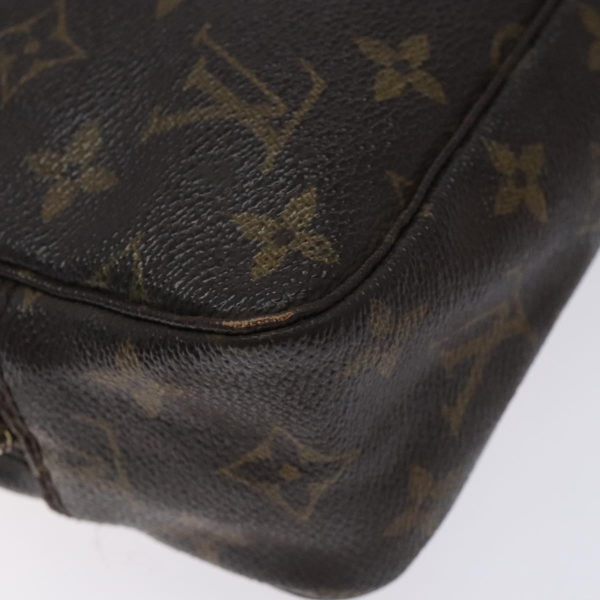LOUIS VUITTON Monogram Trousse Toilette 23 Clutch Bag M47524 LV Auth 133550
