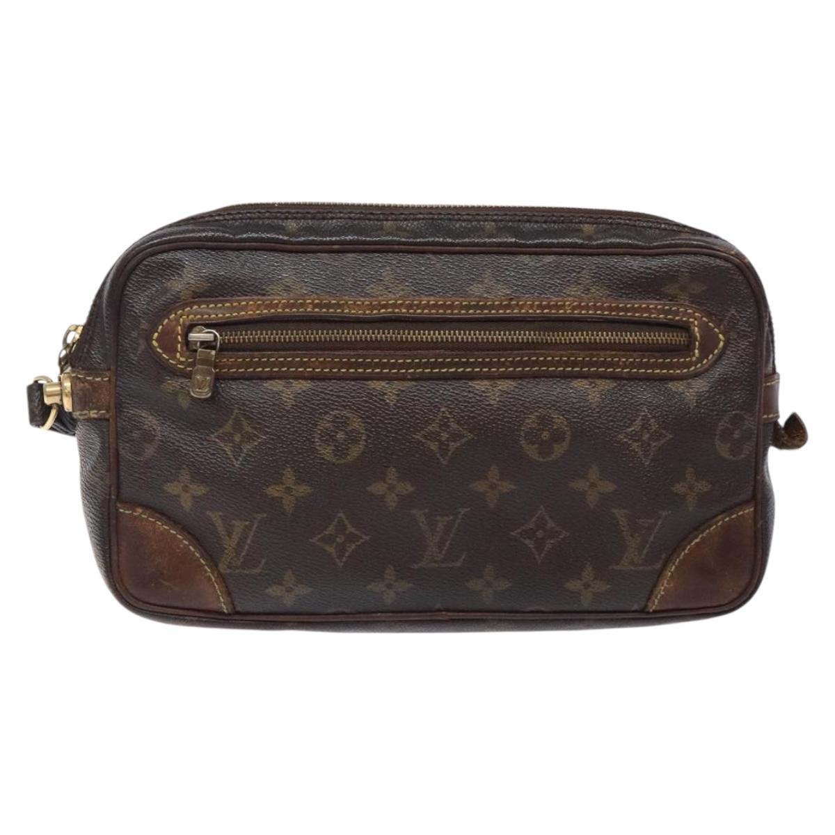 LOUIS VUITTON Monogram Marly Dragonne GM Clutch Bag M51825 LV Auth 133554