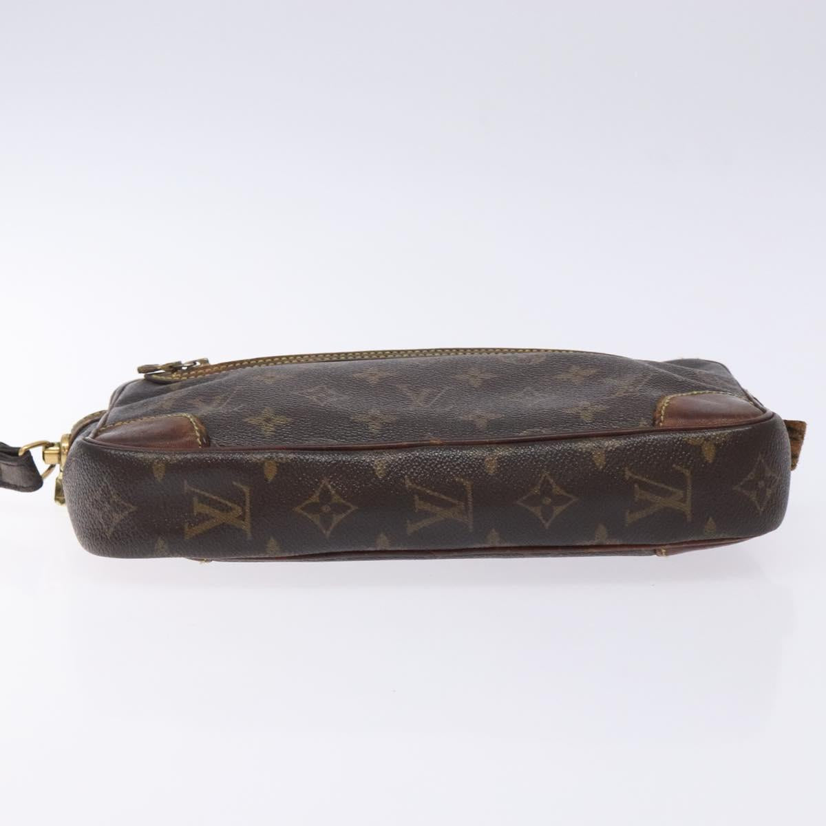 LOUIS VUITTON Monogram Marly Dragonne GM Clutch Bag M51825 LV Auth 133554
