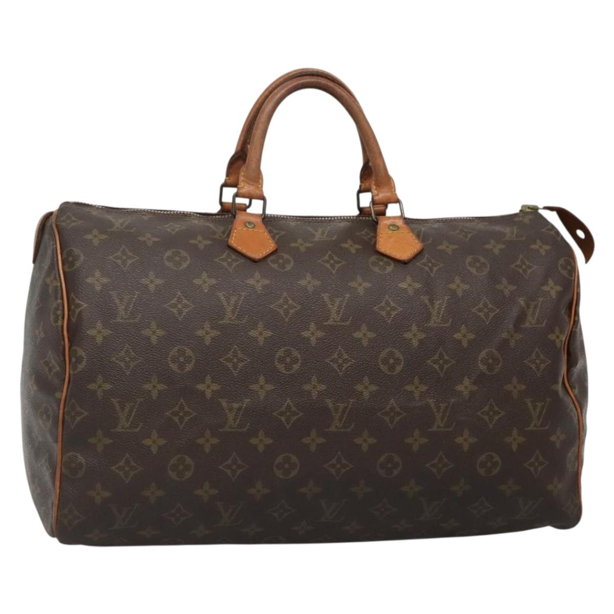 LOUIS VUITTON Monogram Speedy 40 Hand Bag M41522 LV Auth 133560