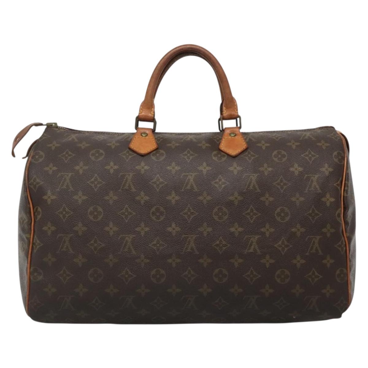 LOUIS VUITTON Monogram Speedy 40 Hand Bag M41522 LV Auth 133560