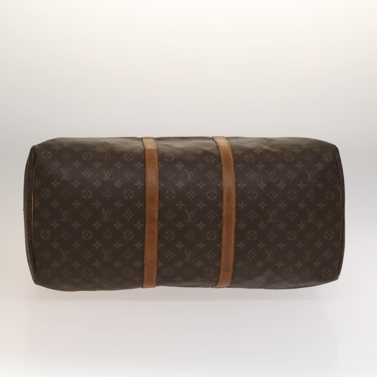 LOUIS VUITTON Monogram Keepall 60 Boston Bag M41422 LV Auth 133562