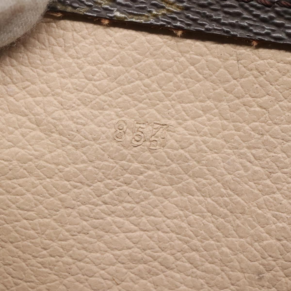 LOUIS VUITTON Monogram Sac Plat Hand Bag M51140 LV Auth 133582