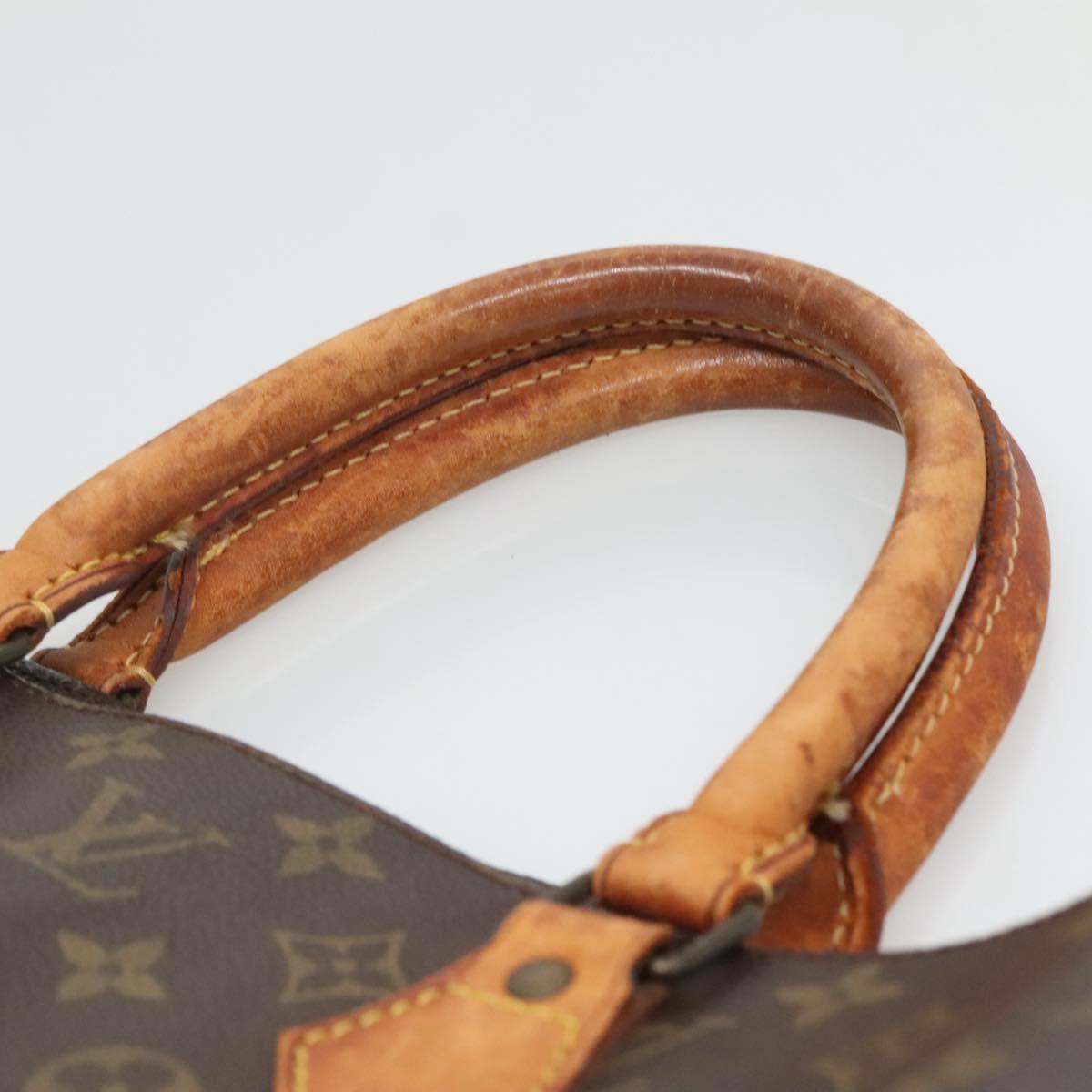 LOUIS VUITTON Monogram Sac Plat Hand Bag M51140 LV Auth 133582