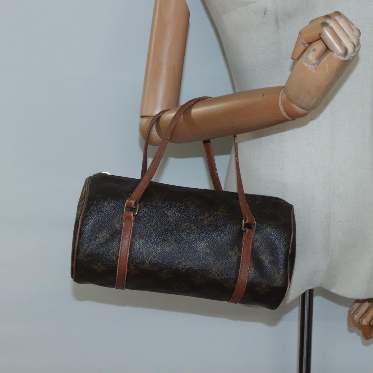 LOUIS VUITTON Monogram Papillon 26 Hand Bag M51386 LV Auth 133600