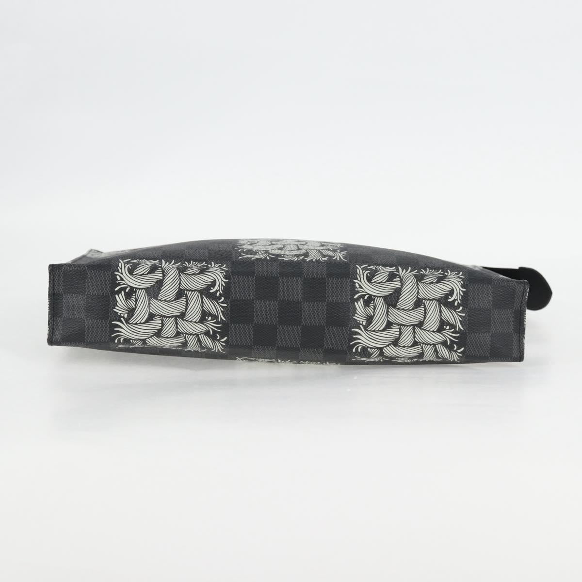 LOUIS VUITTON Damier Christopher Nemeth Pochette Voyage N61234 Auth 133622M