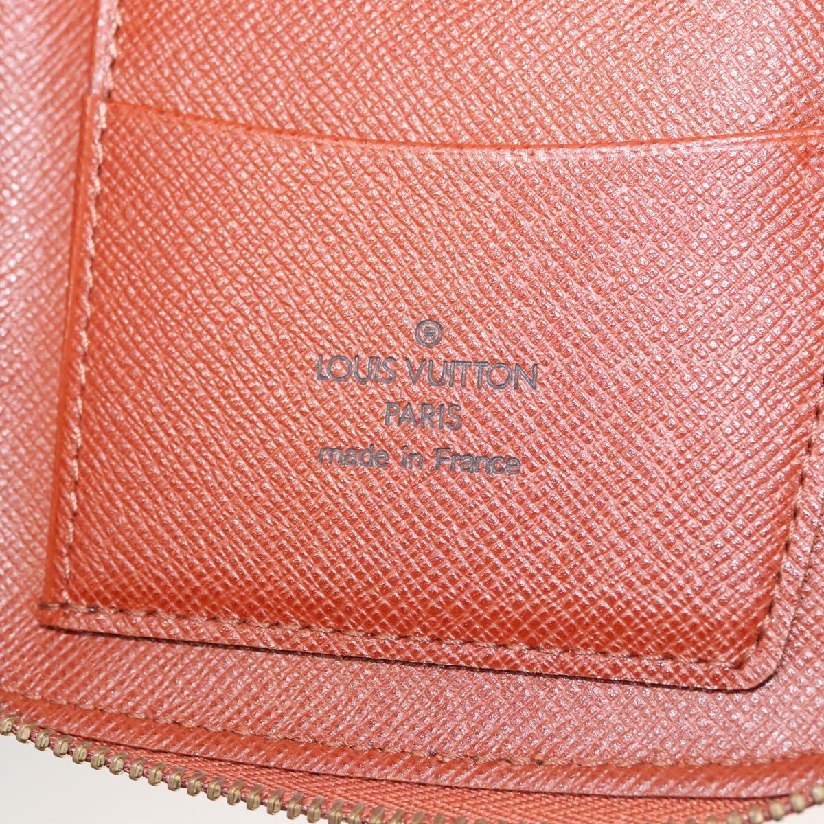 LOUIS VUITTON Epi Agenda geod Wallet Brown LV Auth 133628