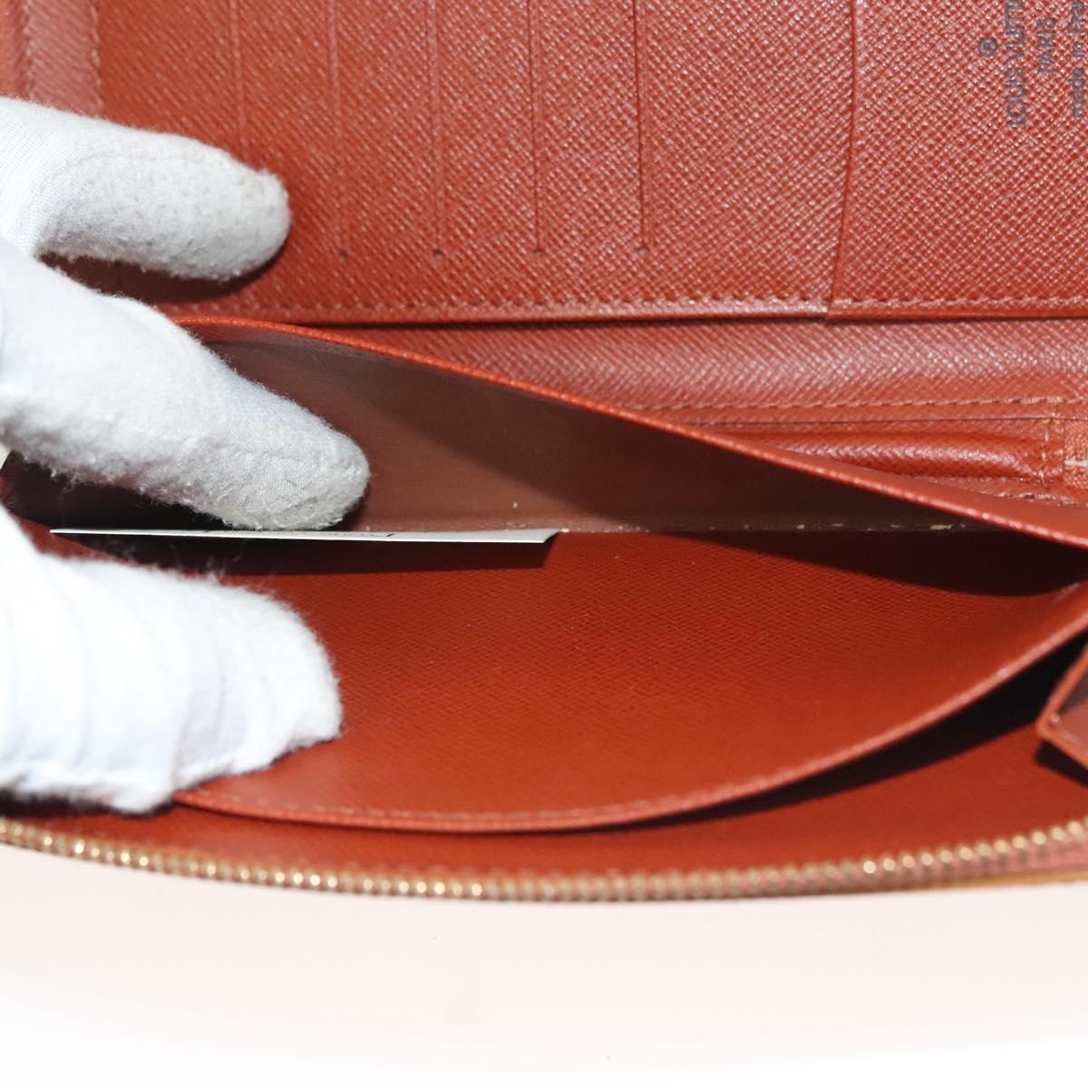 LOUIS VUITTON Epi Agenda geod Wallet Brown LV Auth 133628