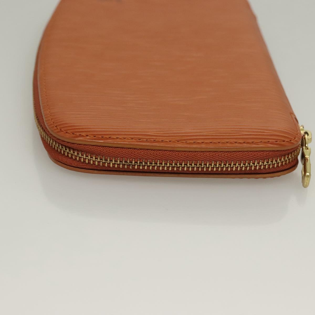 LOUIS VUITTON Epi Agenda geod Wallet Brown LV Auth 133628