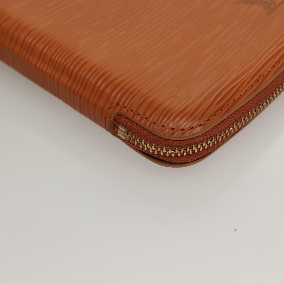 LOUIS VUITTON Epi Agenda geod Wallet Brown LV Auth 133628