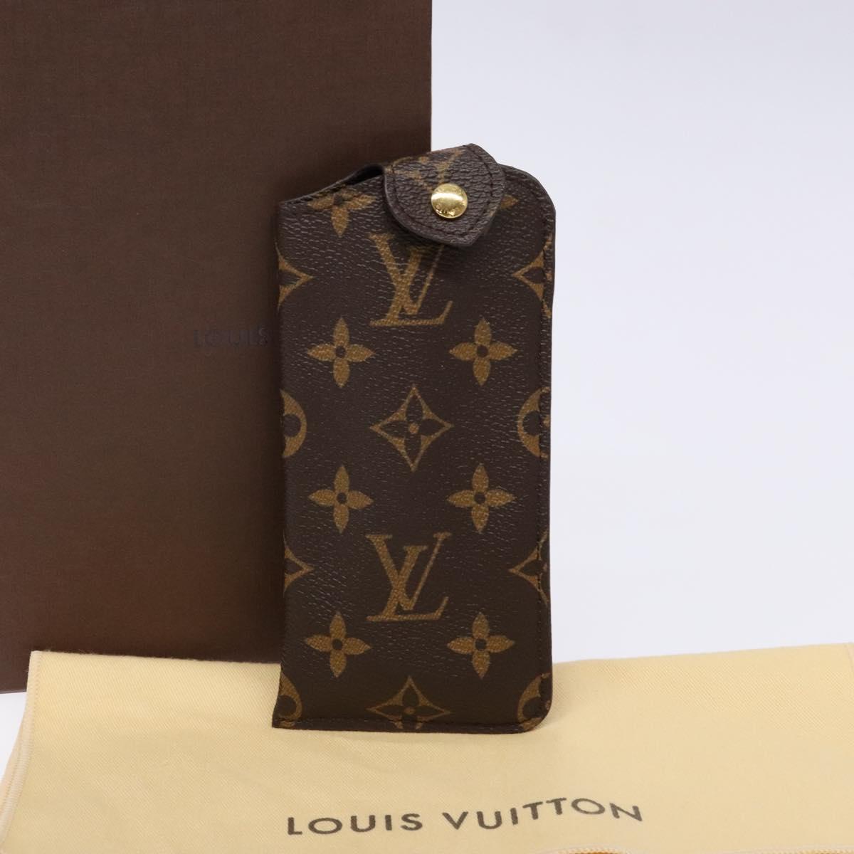 LOUIS VUITTON Monogram Etui Lunette PM Glasses Case M66545 LV Auth 133631