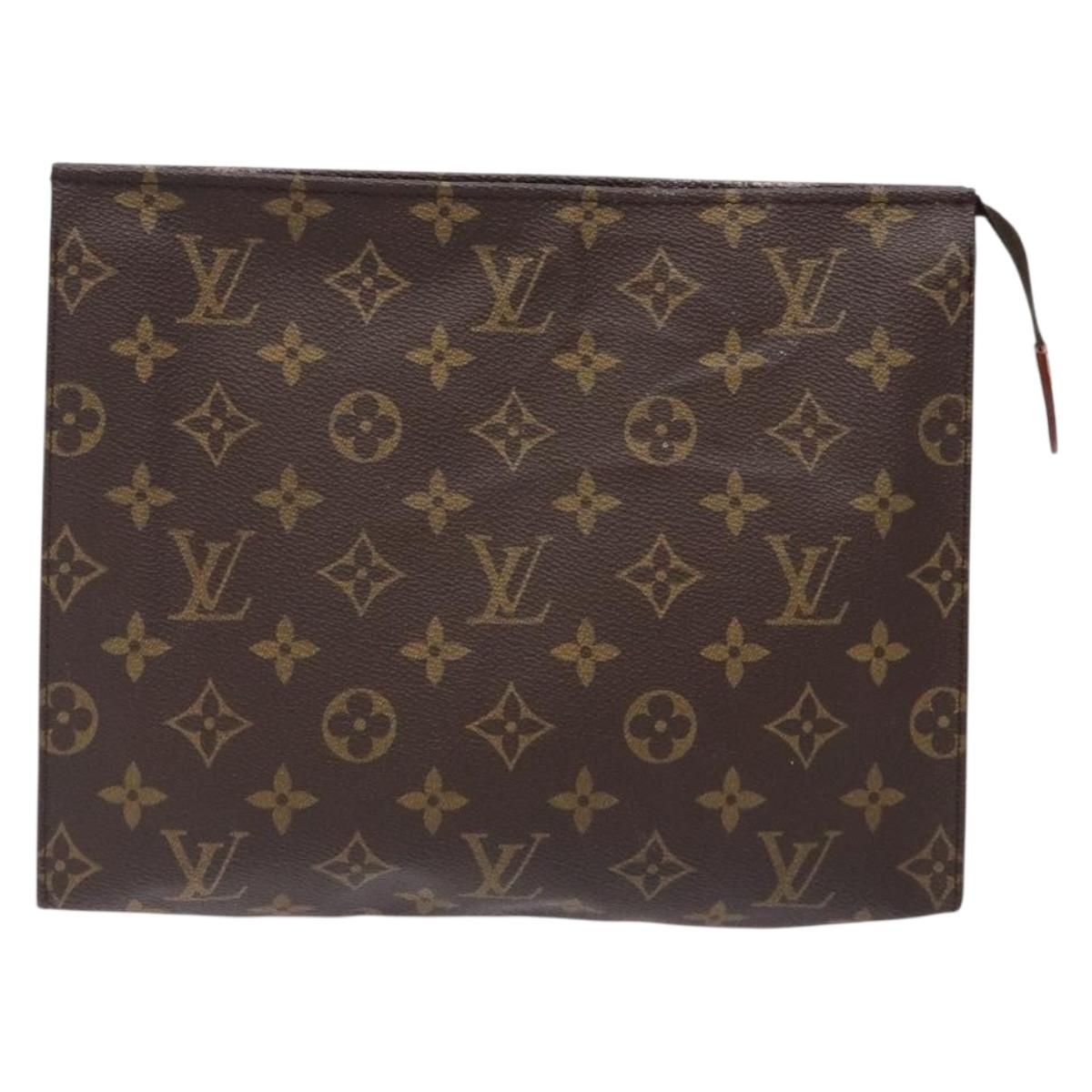 LOUIS VUITTON Monogram Posh Toilette 26 Pouch M47542 LV Auth 133661