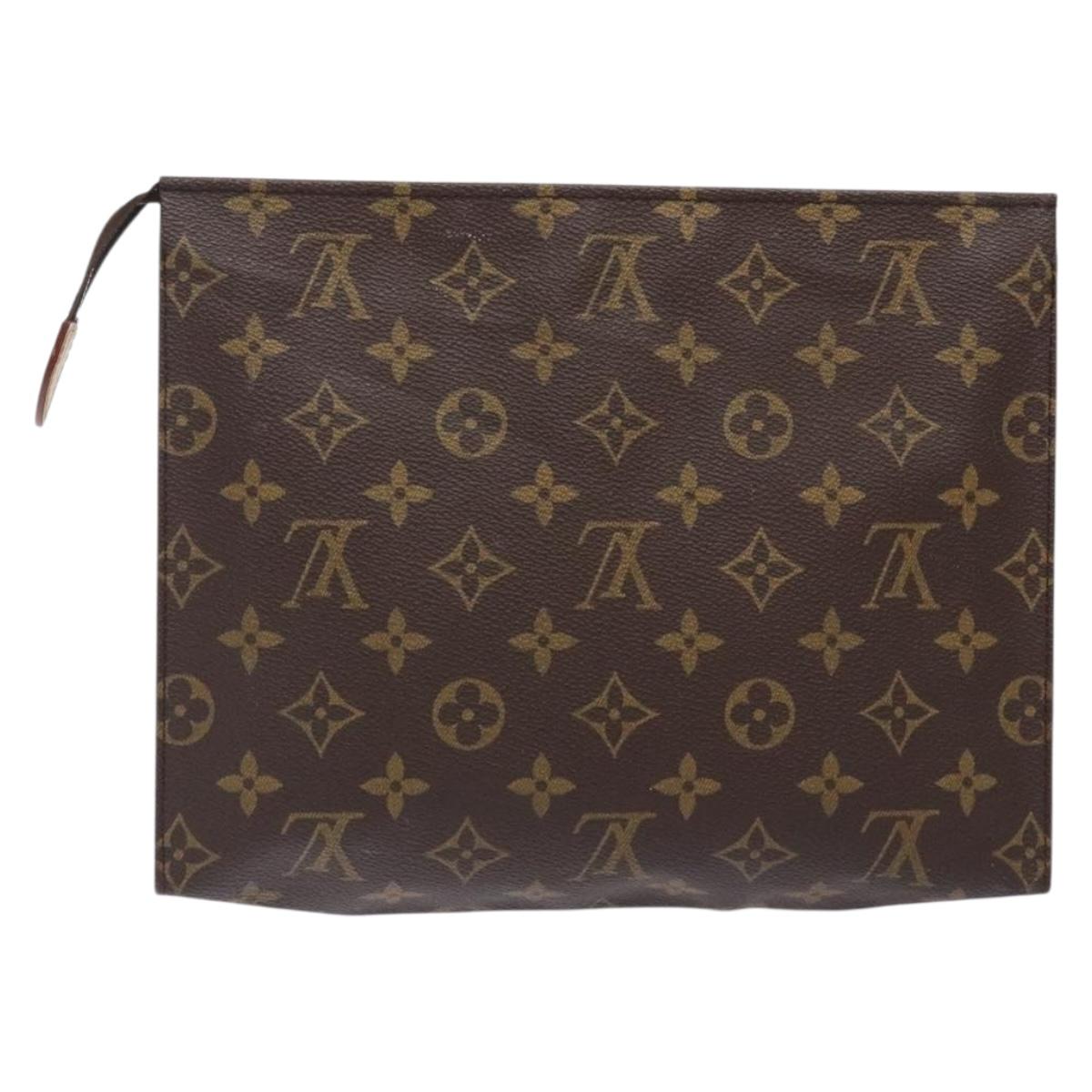 LOUIS VUITTON Monogram Posh Toilette 26 Pouch M47542 LV Auth 133661