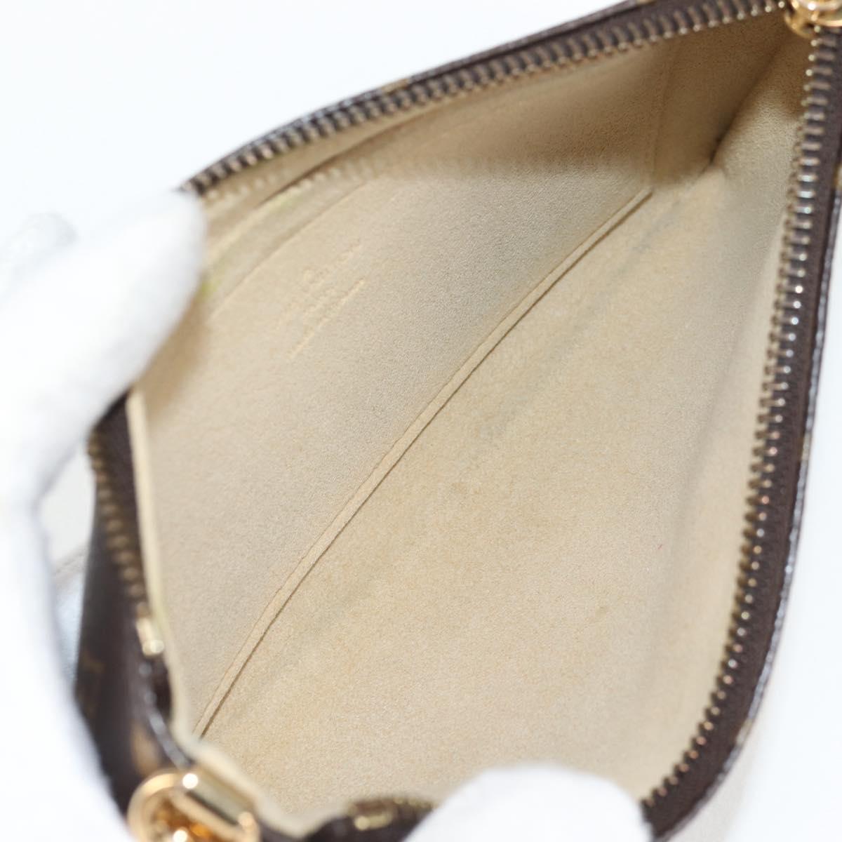 LOUIS VUITTON Monogram Chain Pochette Mila MM Pouch M60094 Auth 133662V