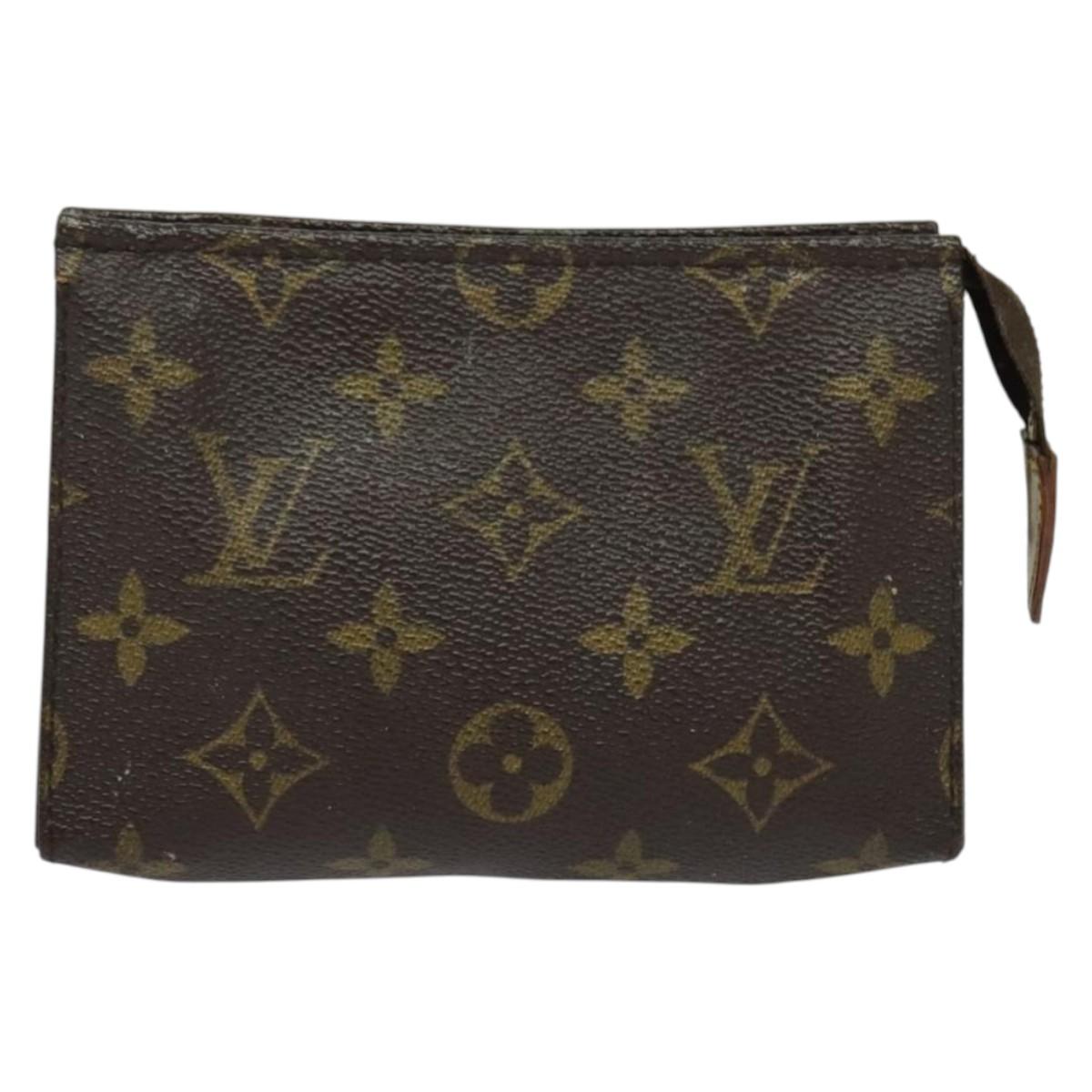 LOUIS VUITTON Monogram Posh Toilette 15 Pouch M47546 LV Auth 133664