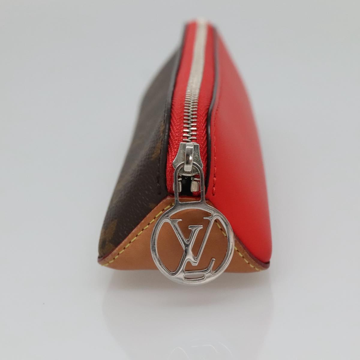 LOUIS VUITTON Monogram Trousse Elizabeth Pen Case GI0009 LV Auth 133666