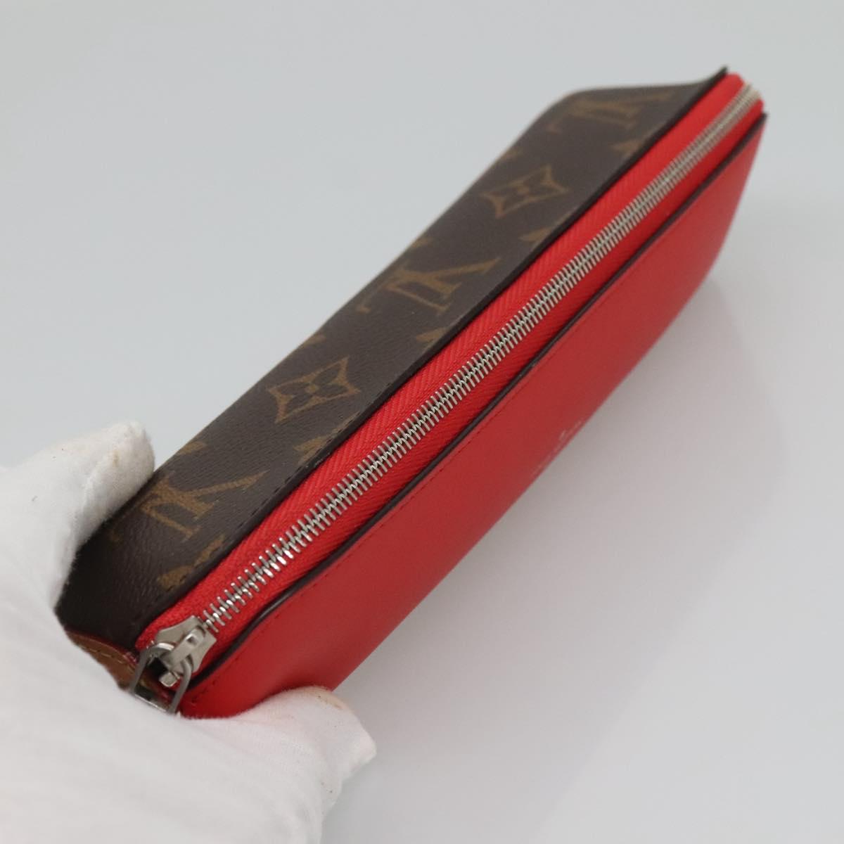 LOUIS VUITTON Monogram Trousse Elizabeth Pen Case GI0009 LV Auth 133666