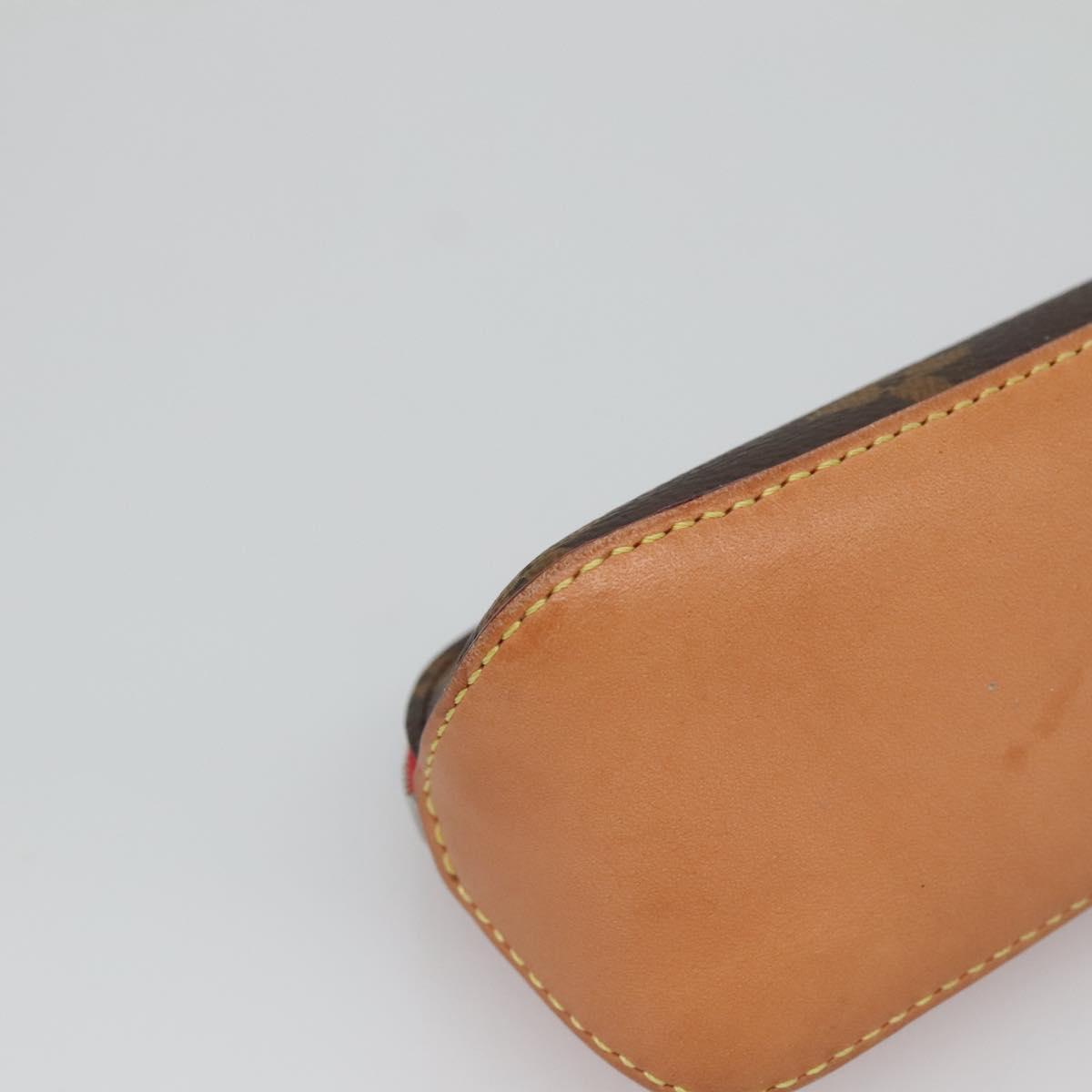 LOUIS VUITTON Monogram Trousse Elizabeth Pen Case GI0009 LV Auth 133666