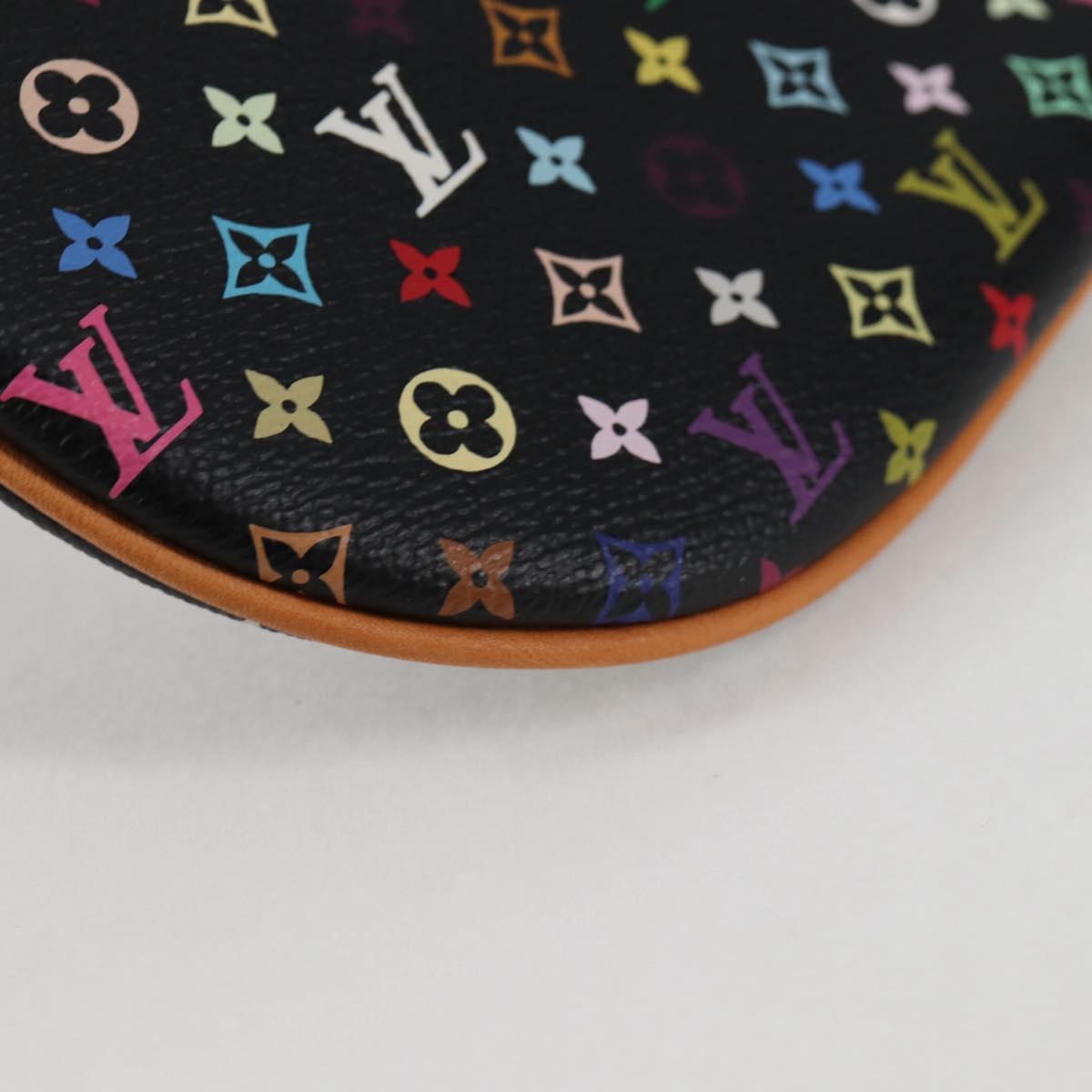LOUIS VUITTON Monogram Multicolor Pochette GM Pouch Black M60030 LV Auth 133668SAV