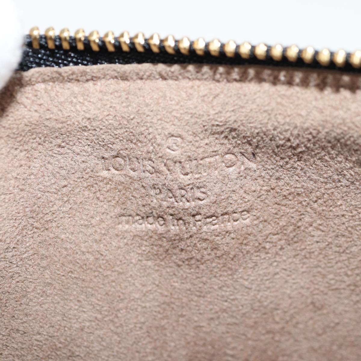 LOUIS VUITTON Monogram Multicolor Pochette GM Pouch Black M60030 LV Auth 133668SAV