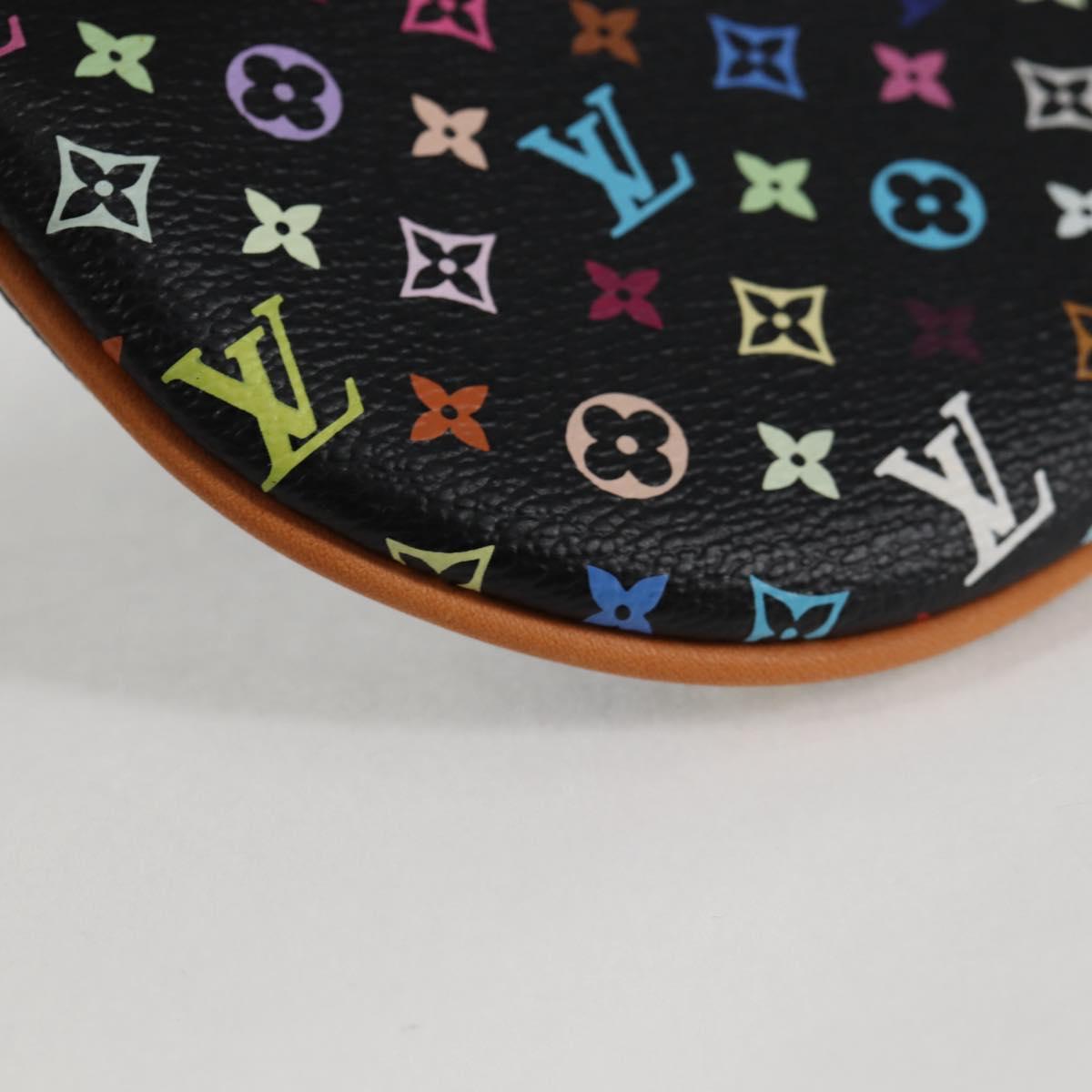 LOUIS VUITTON Monogram Multicolor Pochette GM Pouch Black M60030 LV Auth 133668SAV